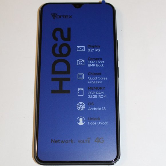 VORTEX HD62 Smartphone Dual Sim GSM - 4G Android *LOCK STATUS UNKNOWN - Picture 4 of 7